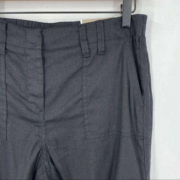 Chicos Black linen blend crop pants size Small - Picture 3 of 10